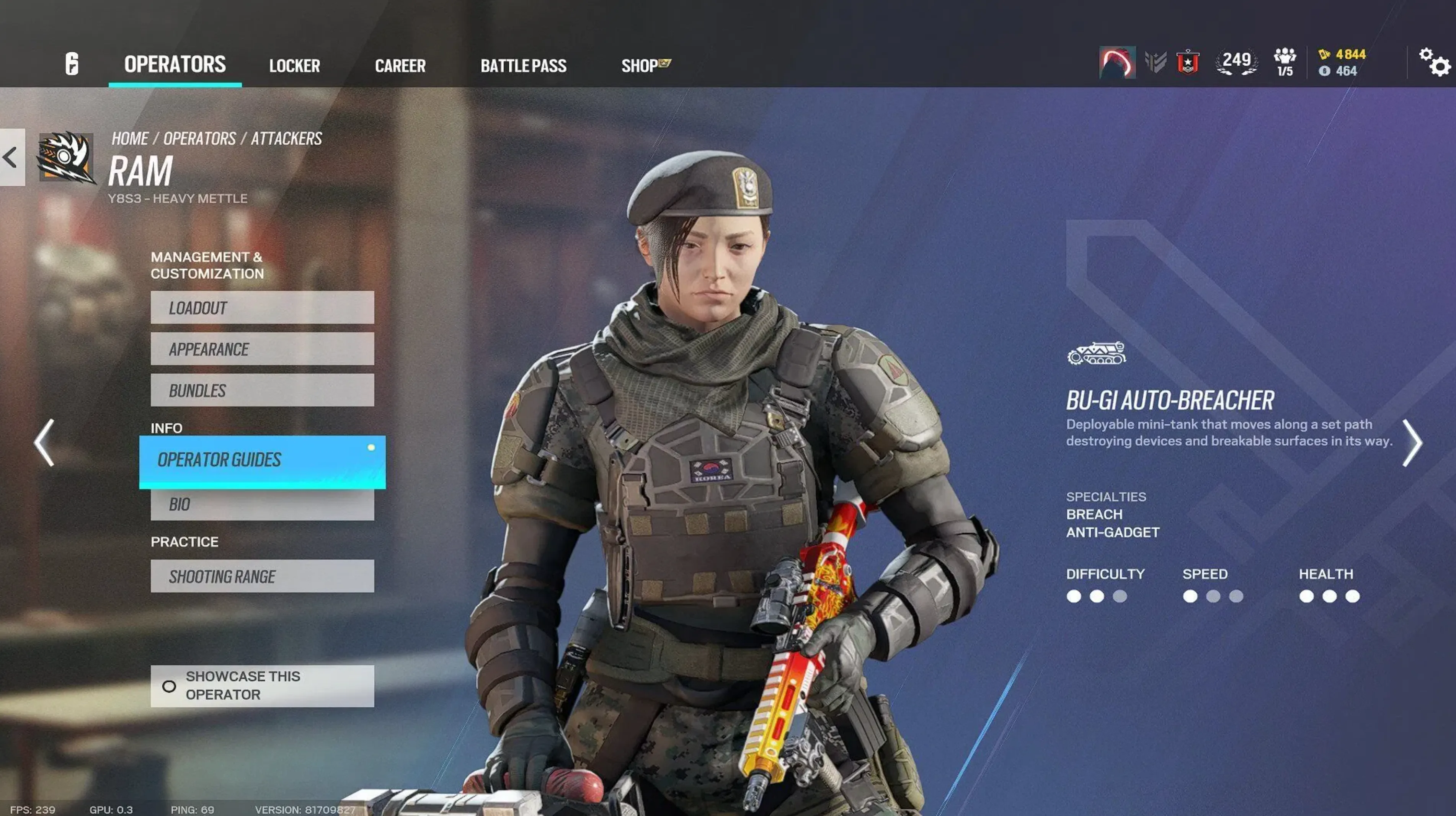 Best Ram loadout in Rainbow Six Siege